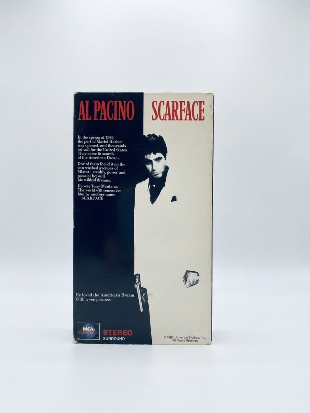 Universal 1983 Scarface 2-Tape VHS